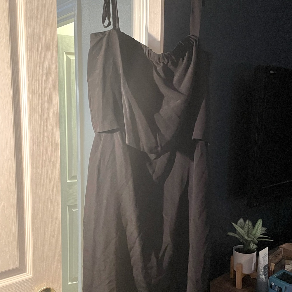Madewell tie shoulder dress